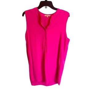 Gibson Latimer Pink Sleeveless Blouse
